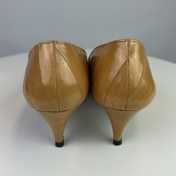 Hallelujha EEL Skin Heels Women’s TELA - 2320 Tan - Picture 5 of 10